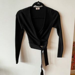 Aritzia little moon all tied up blouse XS